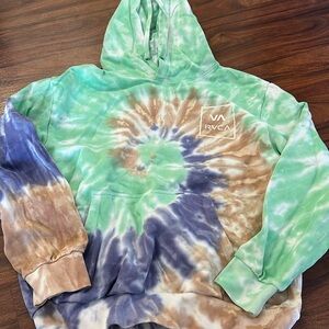Tie Dye RVCA hoodie